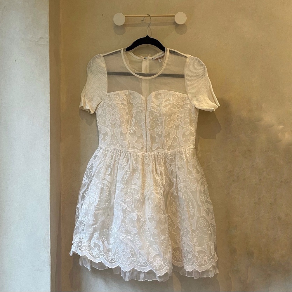 White Laced Dress